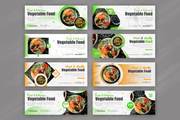 Food Vegetable Facebook Cover Design