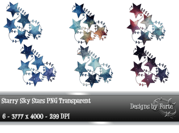 Mastering Celestial Aesthetics with High-Resolution Starry Sky Stars Elements PNG