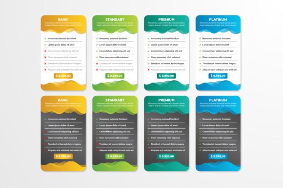 Price Table Wave Rectangle: Elevating Digital Pricing Interfaces