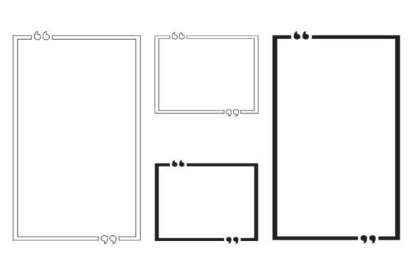 Quote Frame Template Collection: Elevating Visual Communication with Versatile Design Assets
